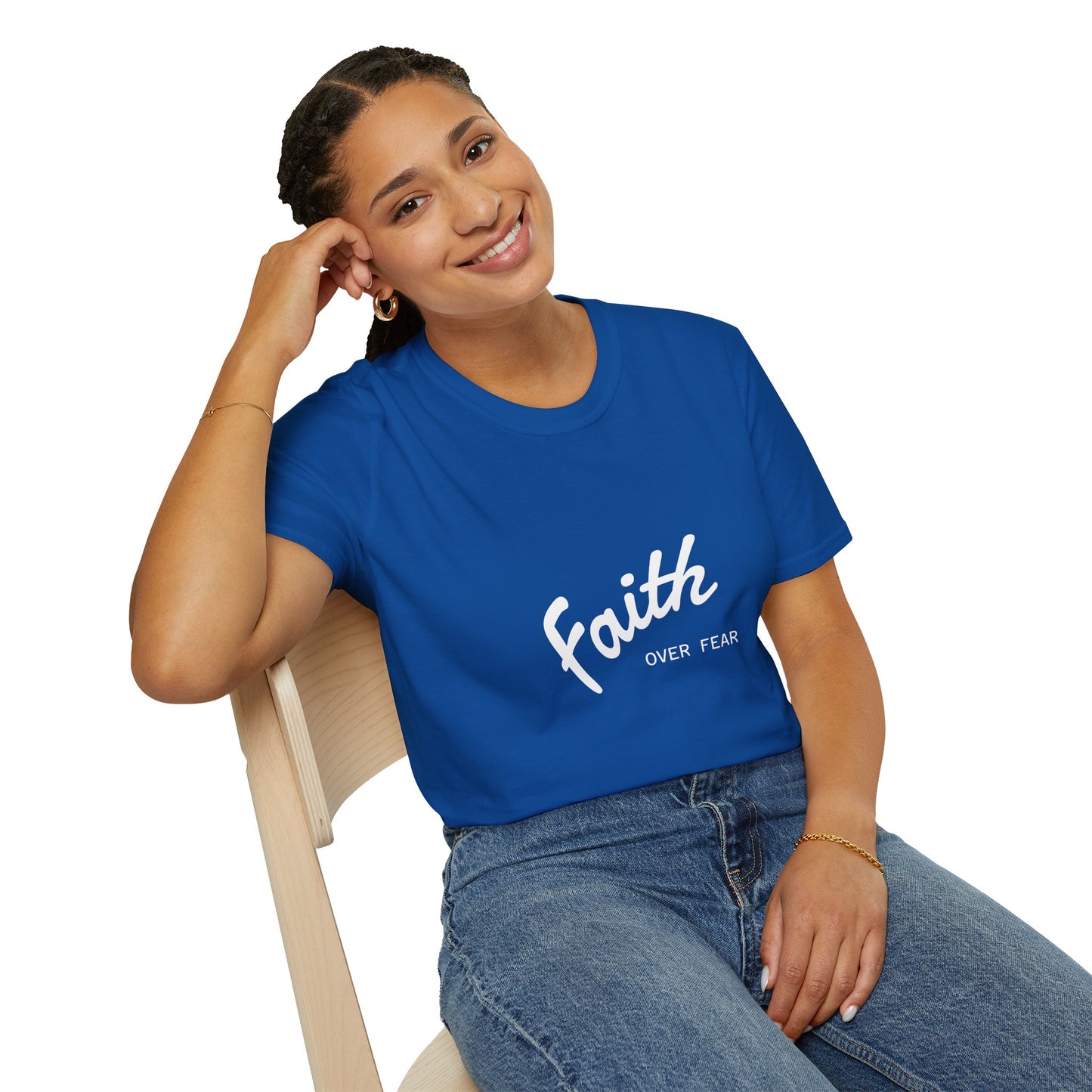 Faith Over Fear T-Shirt — Inspirational Christian Tee