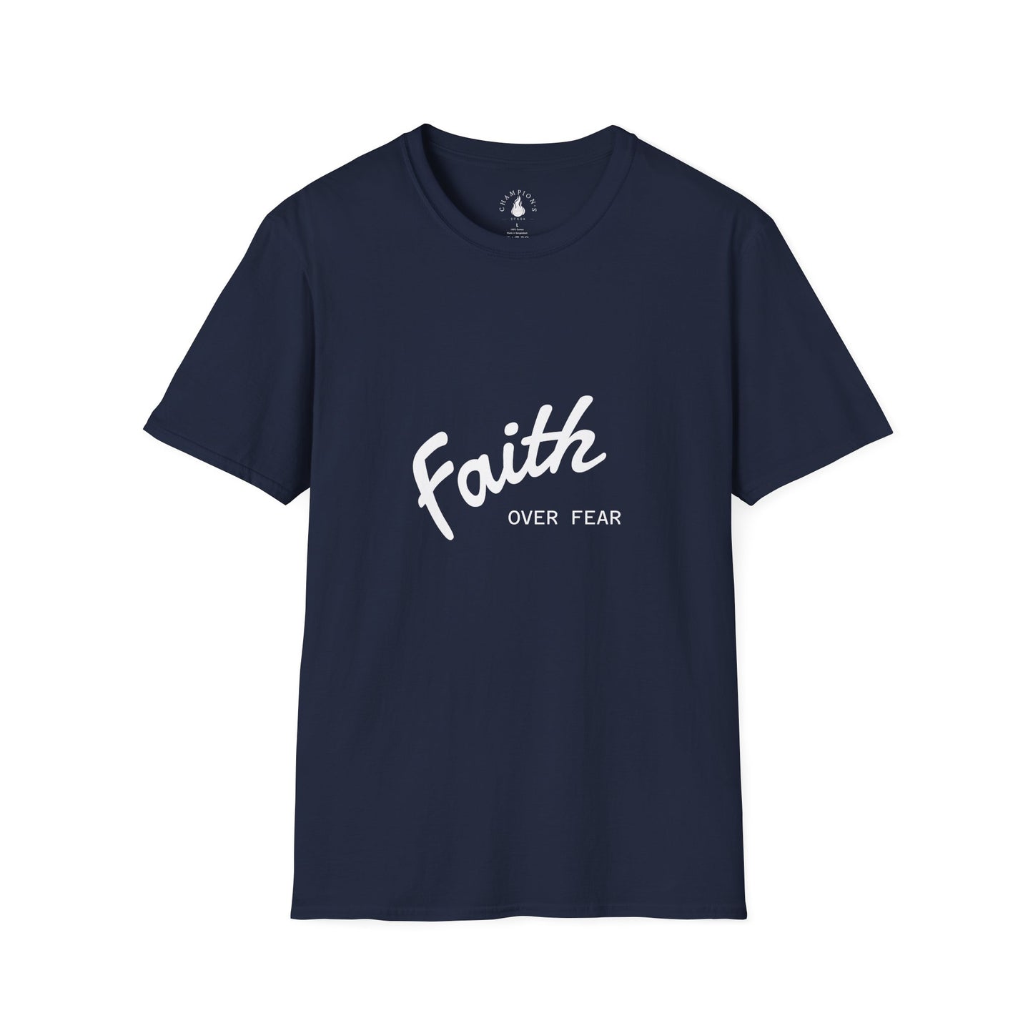 Faith Over Fear T-Shirt — Inspirational Christian Tee