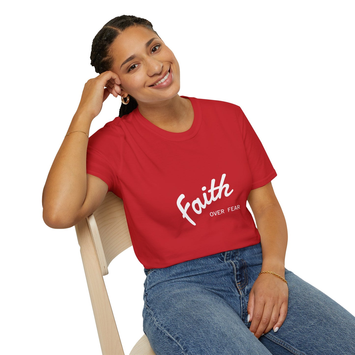 Faith Over Fear T-Shirt — Inspirational Christian Tee