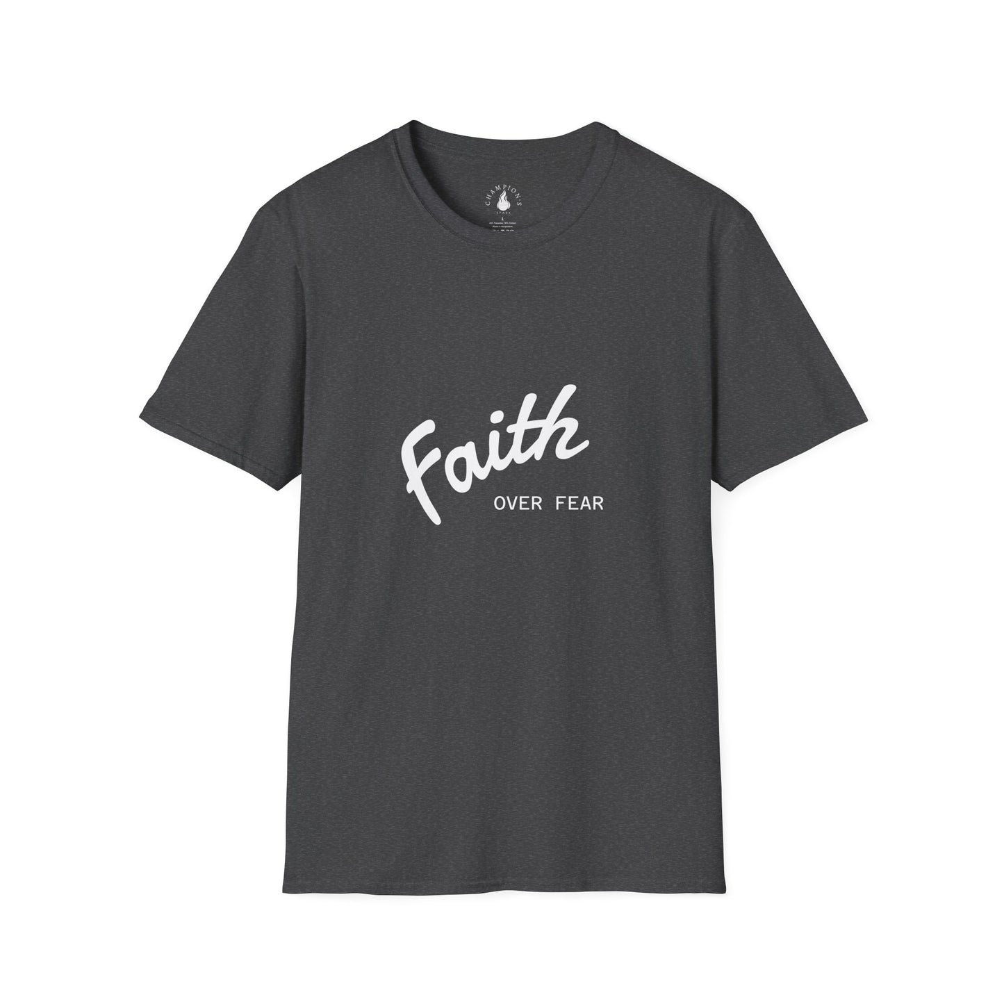 Faith Over Fear T-Shirt — Inspirational Christian Tee