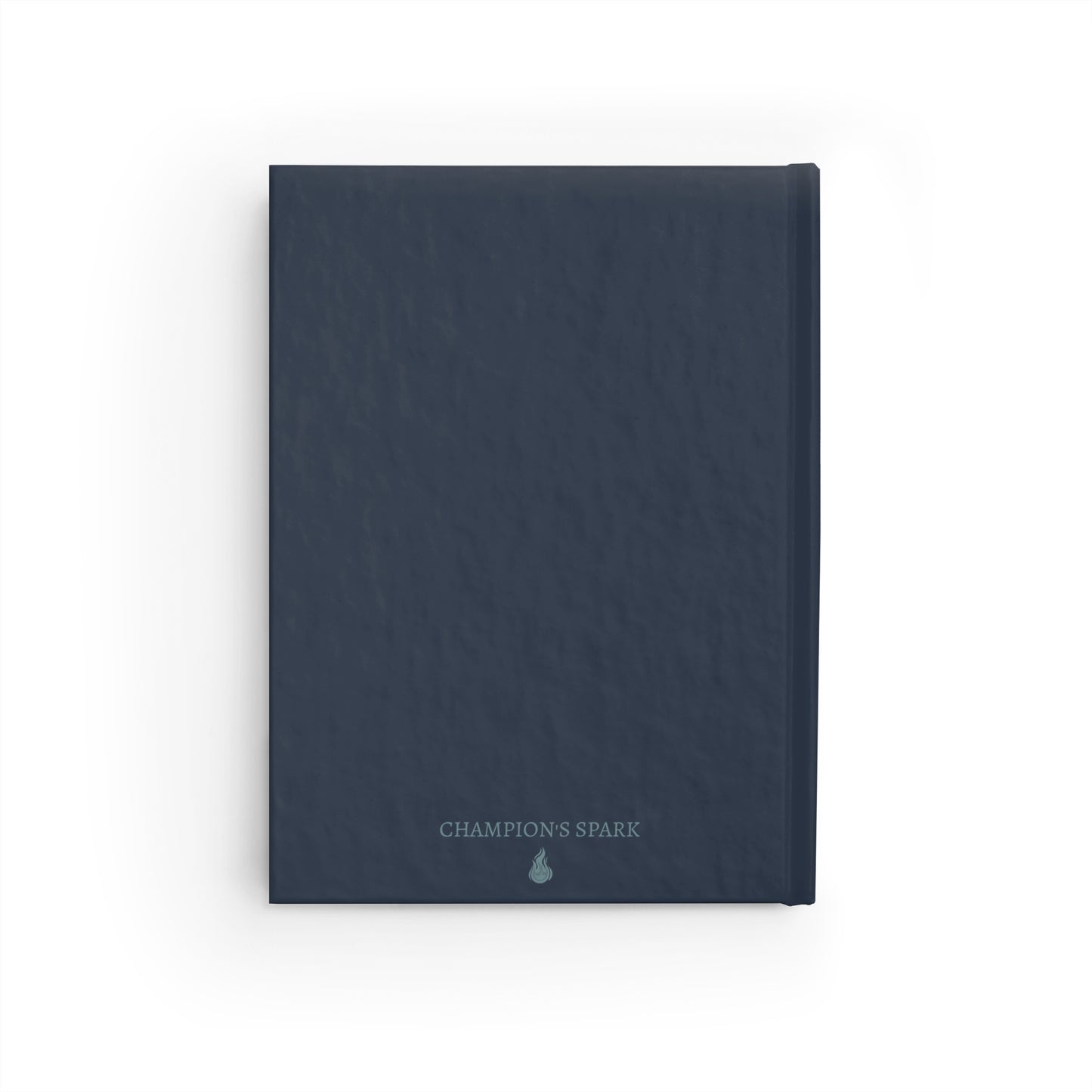 Navy Champion's Spark Journal, ruled line notebook | motivational writing journal