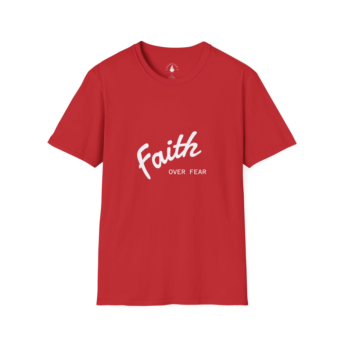 Faith Over Fear T-Shirt — Inspirational Christian Tee