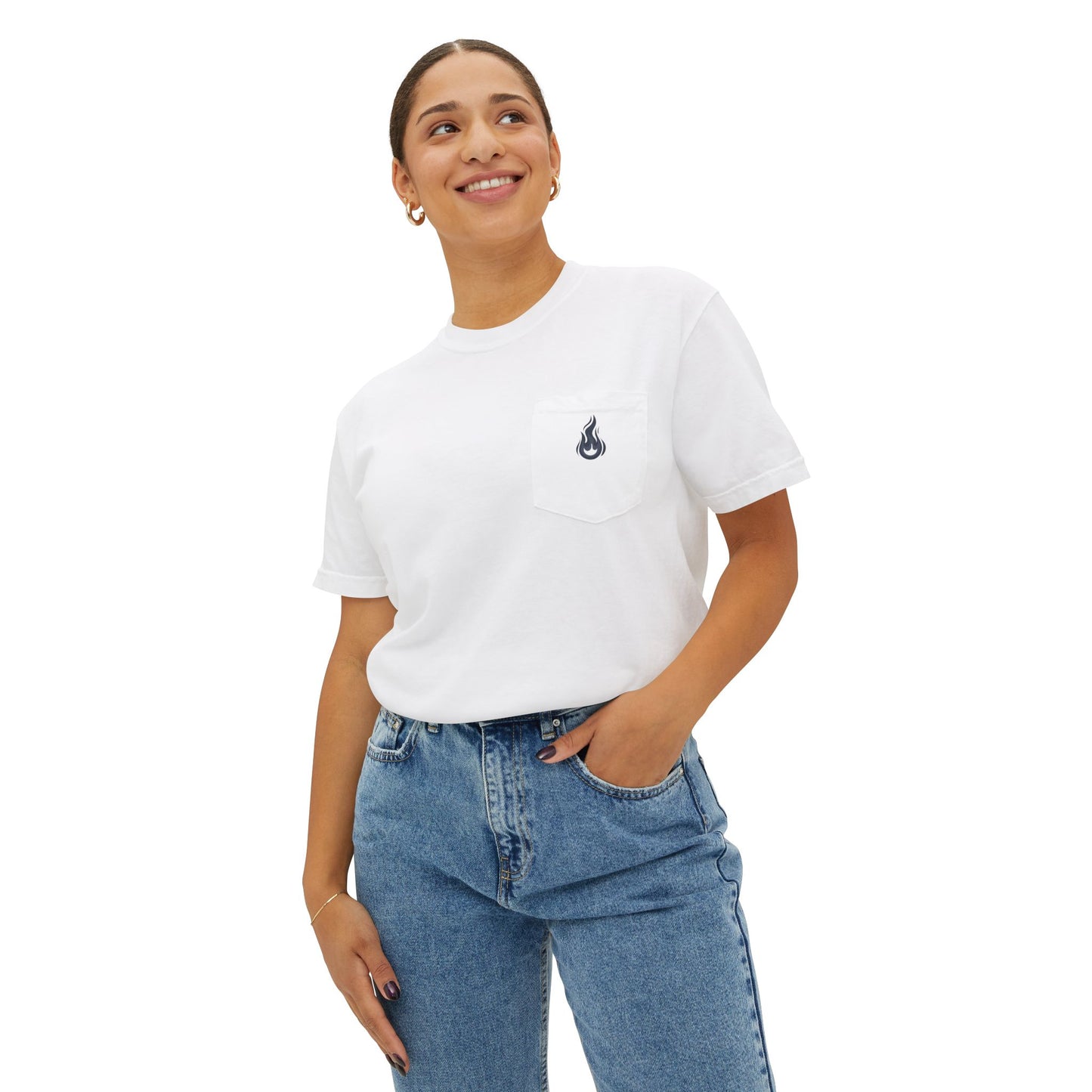 Champion's Spark Flame Graphic T-Shirt | Pocket Tee
