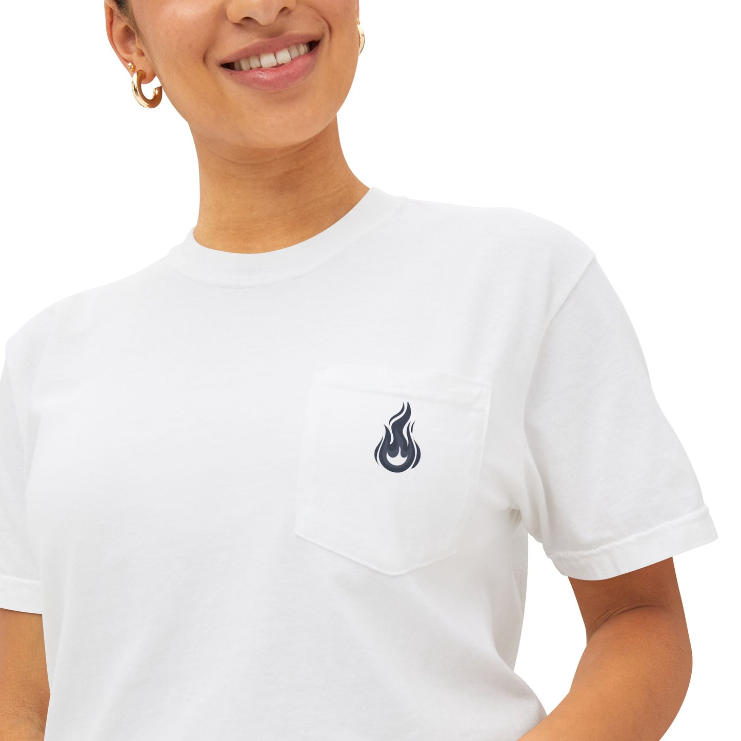 Champion's Spark Flame Graphic T-Shirt | Pocket Tee