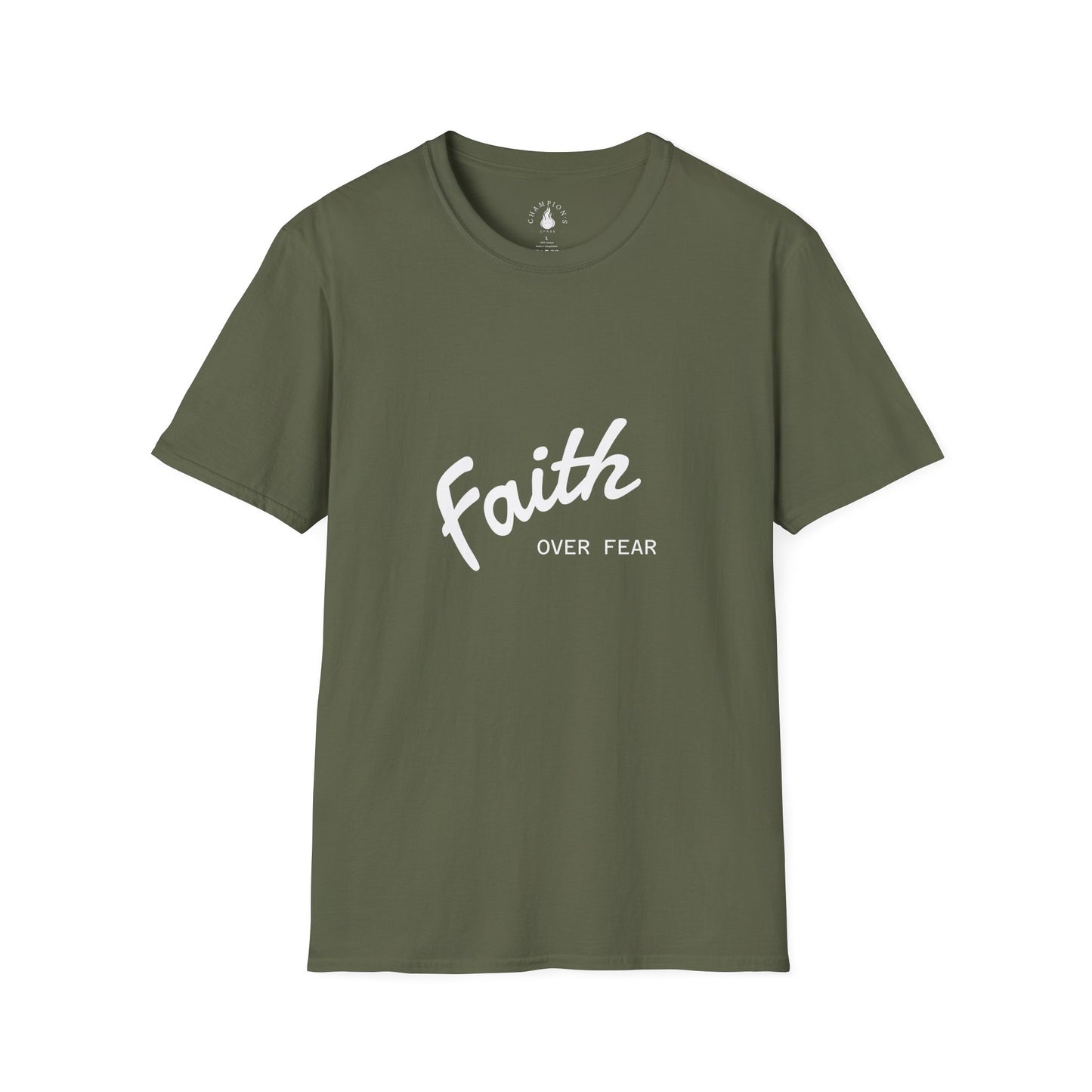 Faith Over Fear T-Shirt — Inspirational Christian Tee