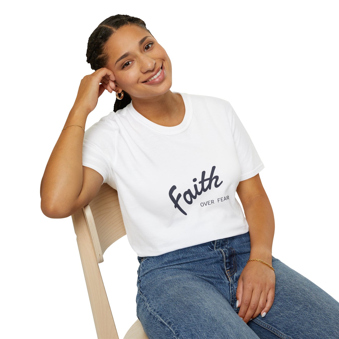 Faith Over Fear T-Shirt — Inspirational Christian Tee