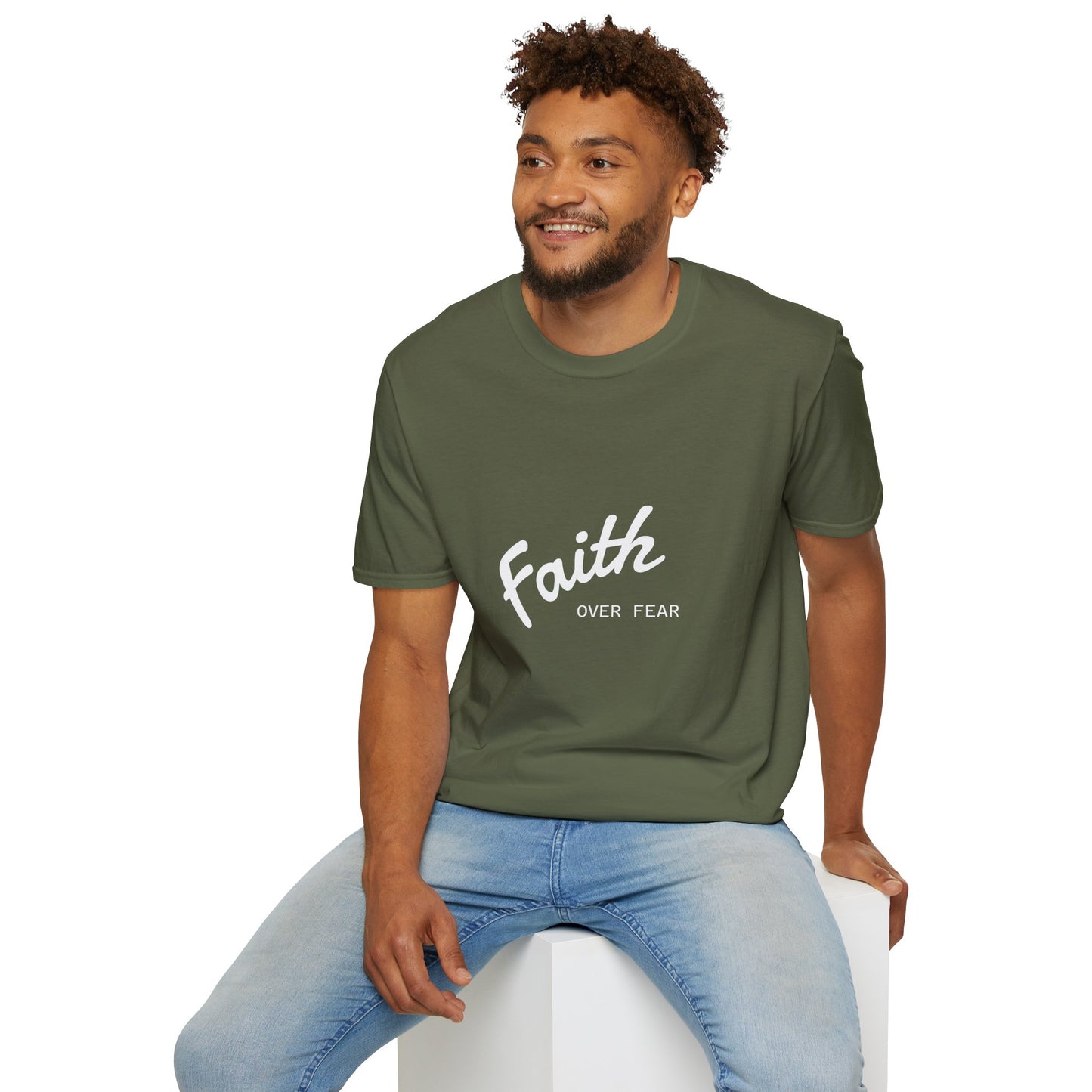 Faith Over Fear T-Shirt — Inspirational Christian Tee