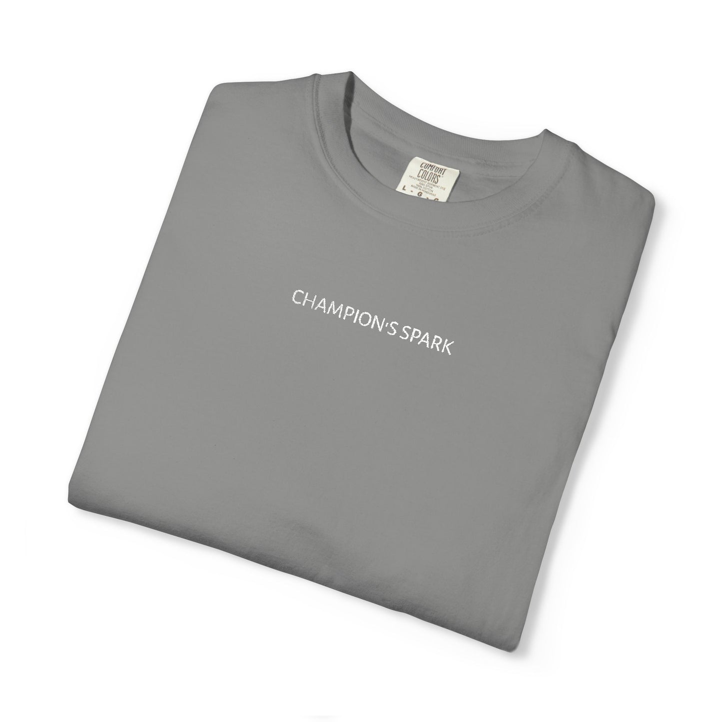 Champions Spark Embroidered Tee