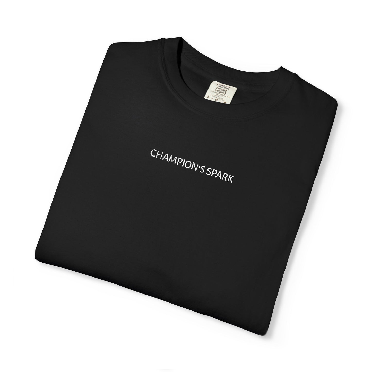 Champions Spark Embroidered Tee
