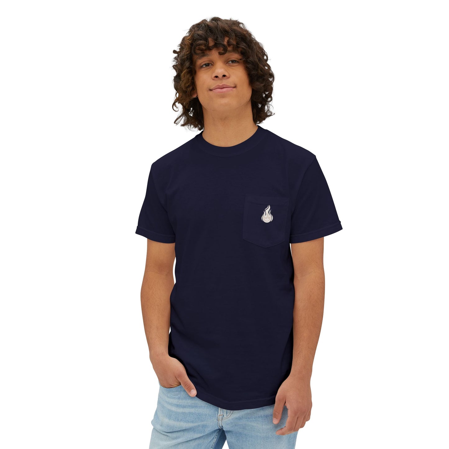 Champion's Spark Flame Graphic T-Shirt | Pocket Tee