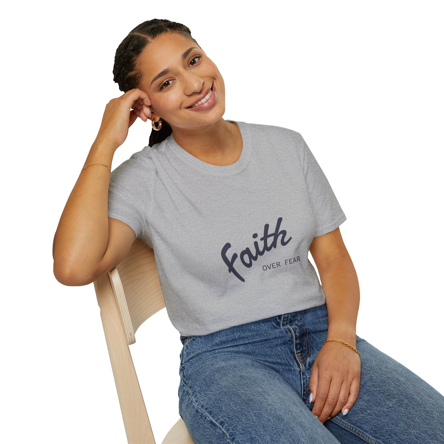 Faith Over Fear T-Shirt — Inspirational Christian Tee