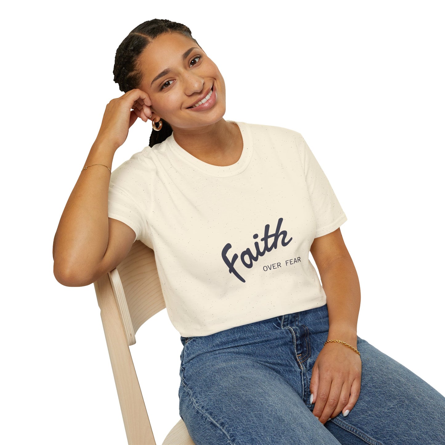 Faith Over Fear T-Shirt — Inspirational Christian Tee