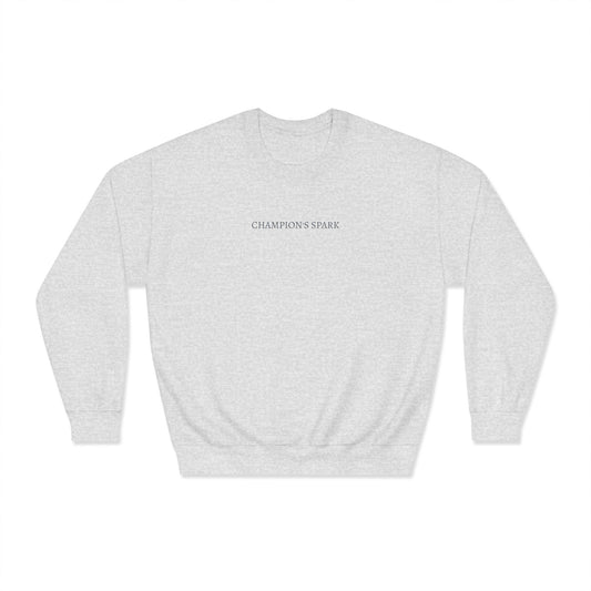 Fire in the Eyes builds the Heart of a Champion Sweatshirt | Inspirational Quote