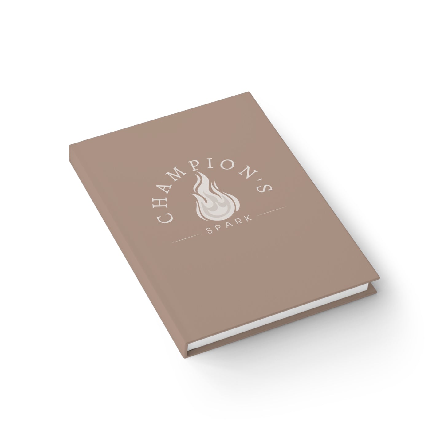 Champion's Spark Journal, ruled line notebook | motivational writing journal