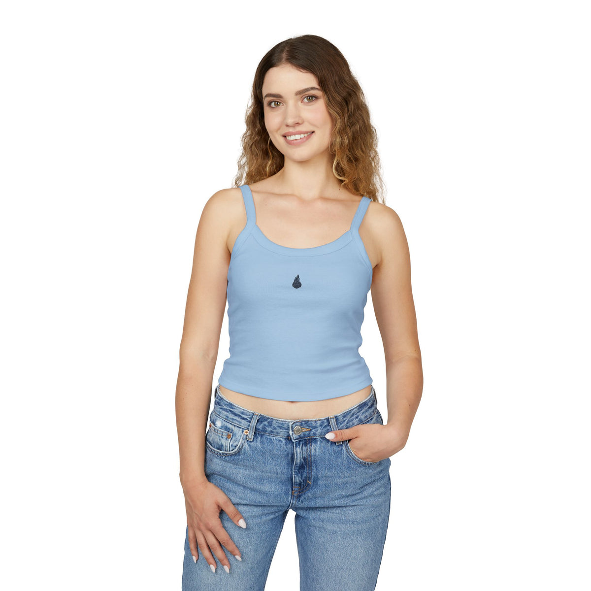Women's Flame Logo Spaghetti Strap Tank Top