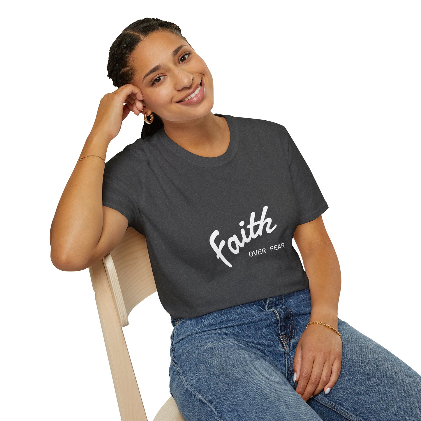 Faith Over Fear T-Shirt — Inspirational Christian Tee