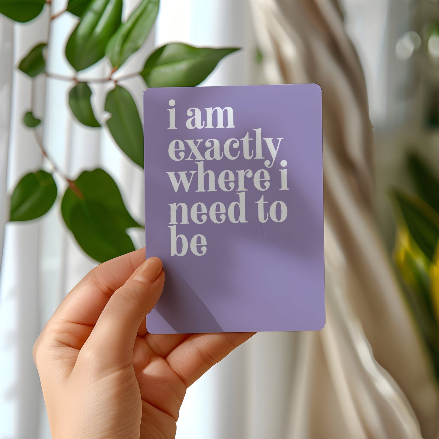 Anxiety Relief Affirmation Cards, Deck of 16