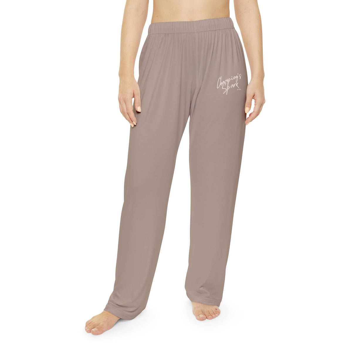 Women's Beige Lounge Pants — Champion's Spark Lounge Wear