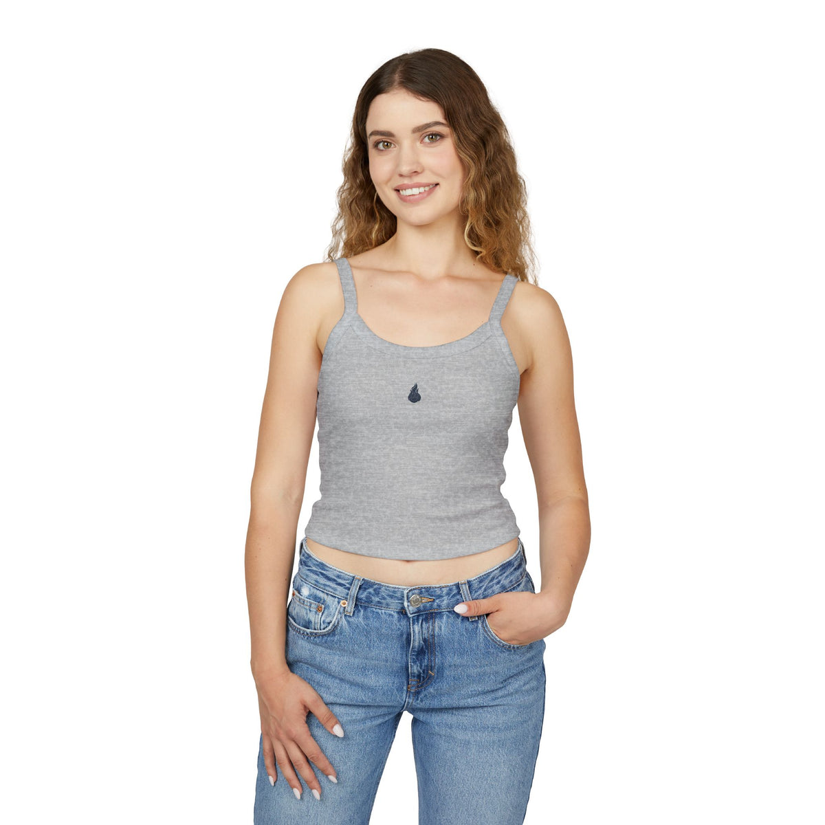 Women's Flame Logo Spaghetti Strap Tank Top