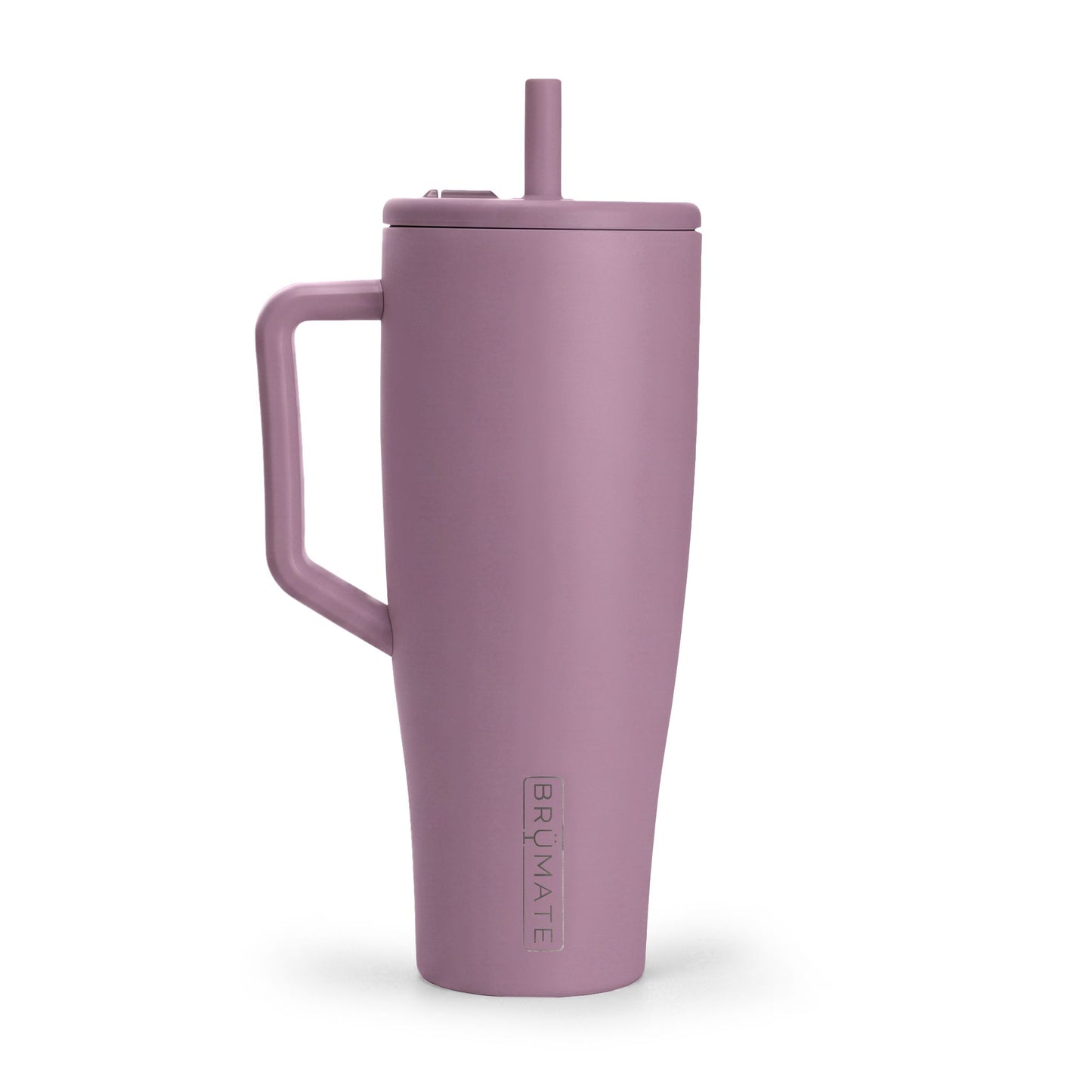 40oz Insulated Tumbler with Handle & Lid — Custom Engraved Text