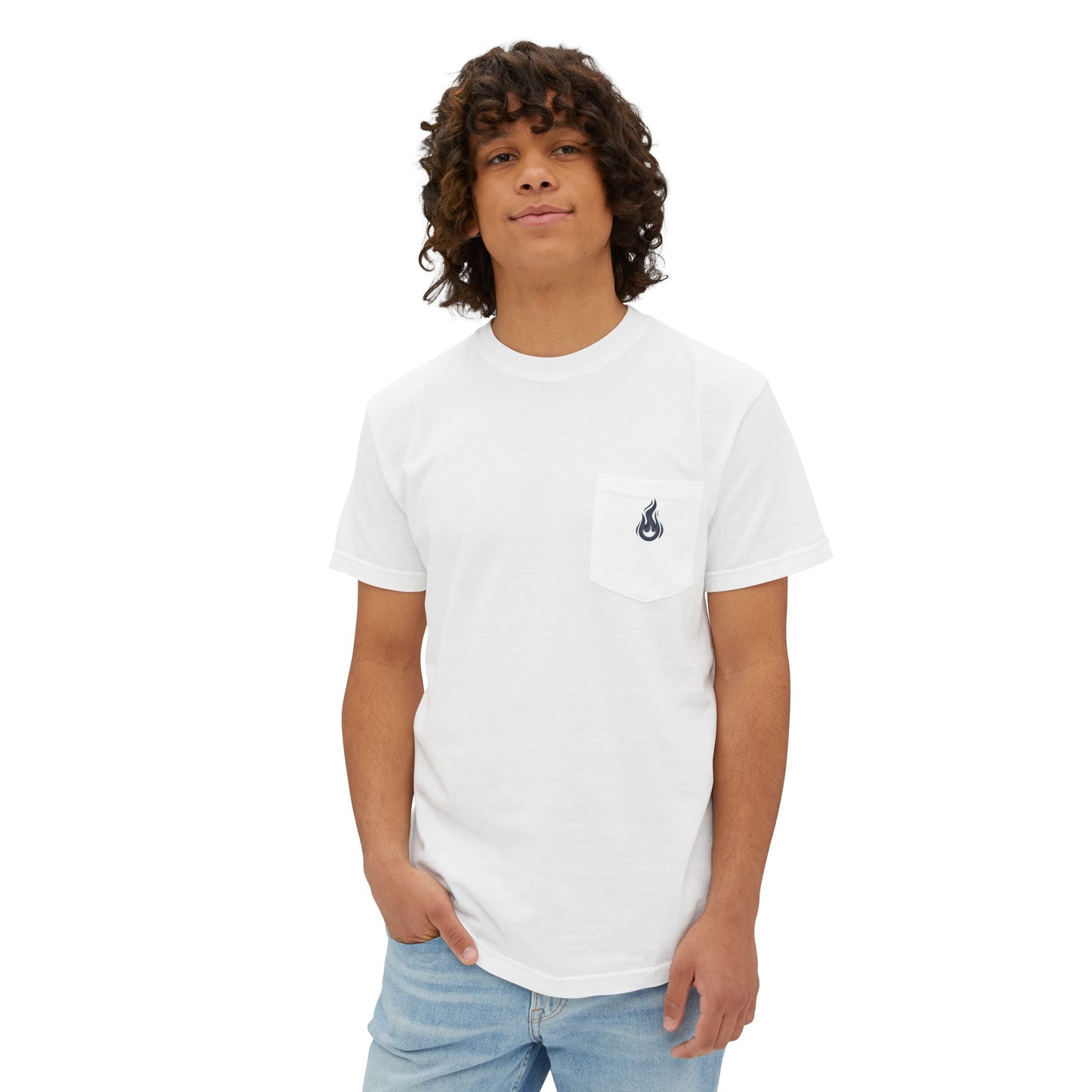 Champion's Spark Flame Graphic T-Shirt | Pocket Tee