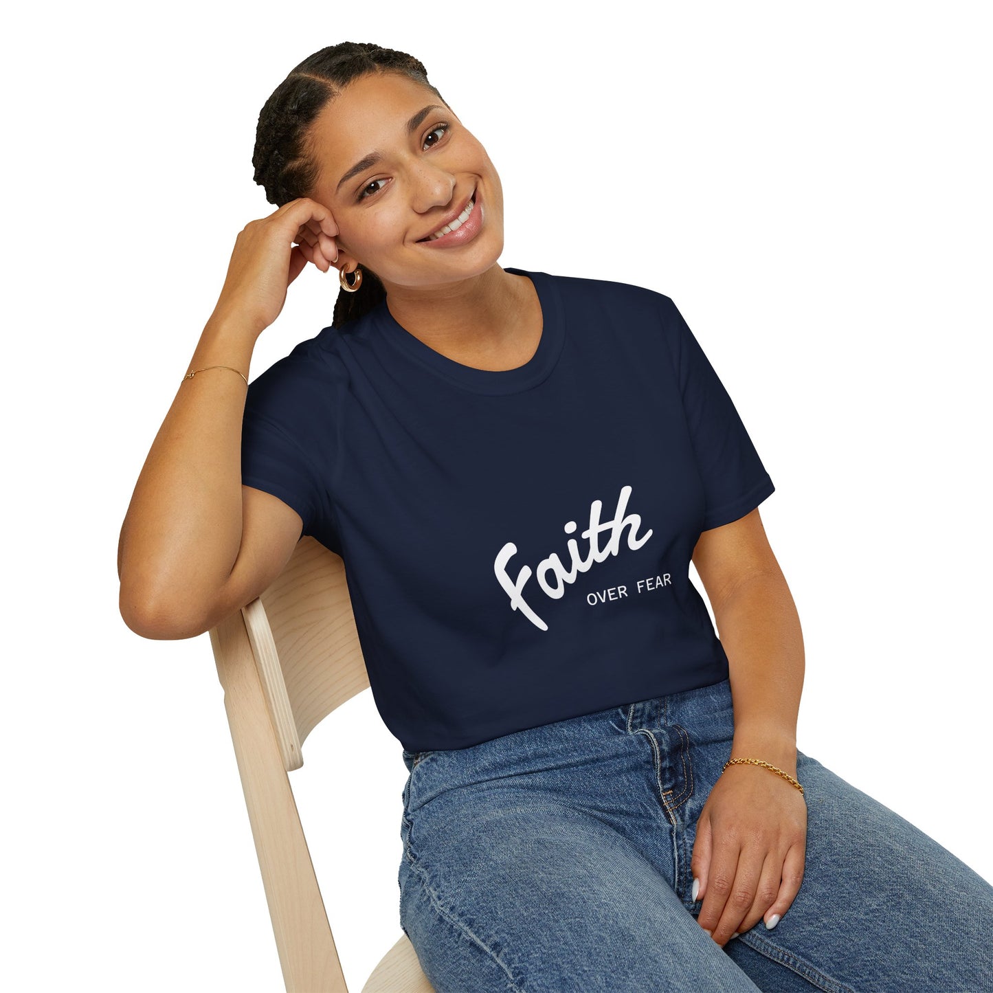 Faith Over Fear T-Shirt — Inspirational Christian Tee