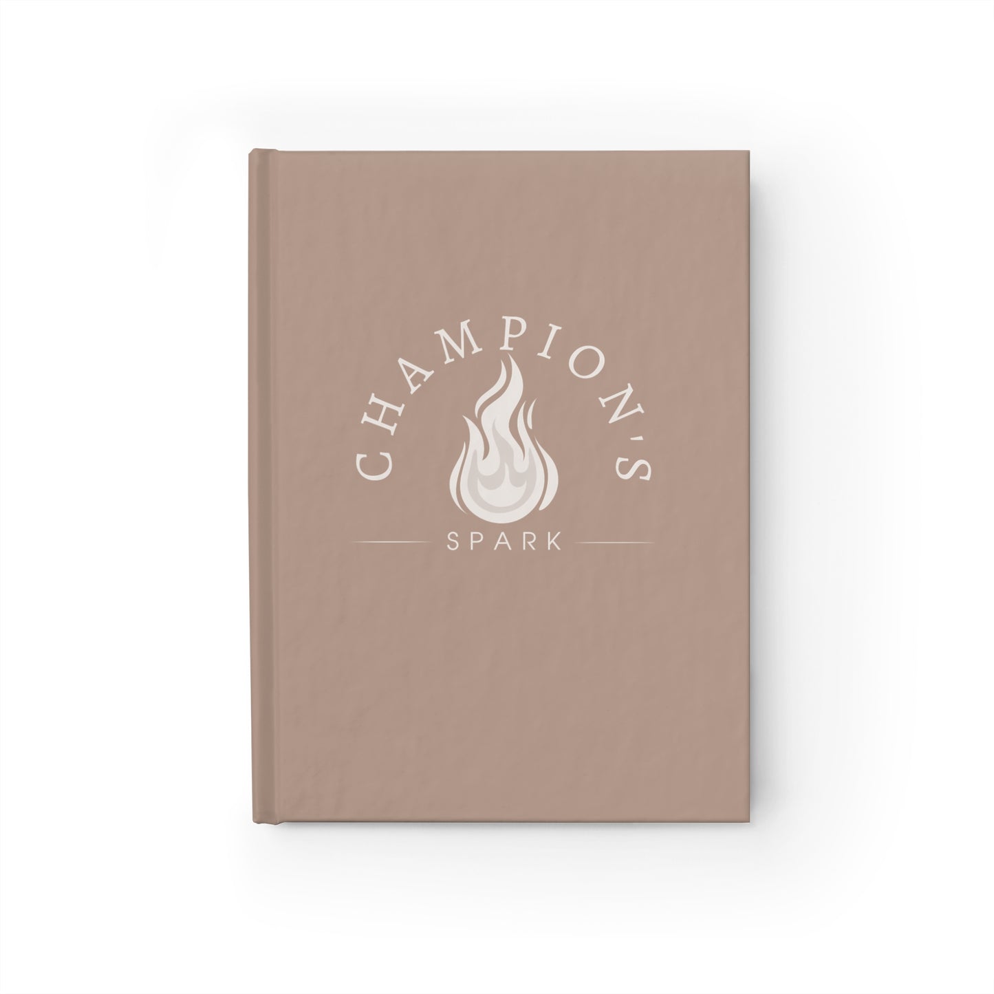 Champion's Spark Journal, ruled line notebook | motivational writing journal