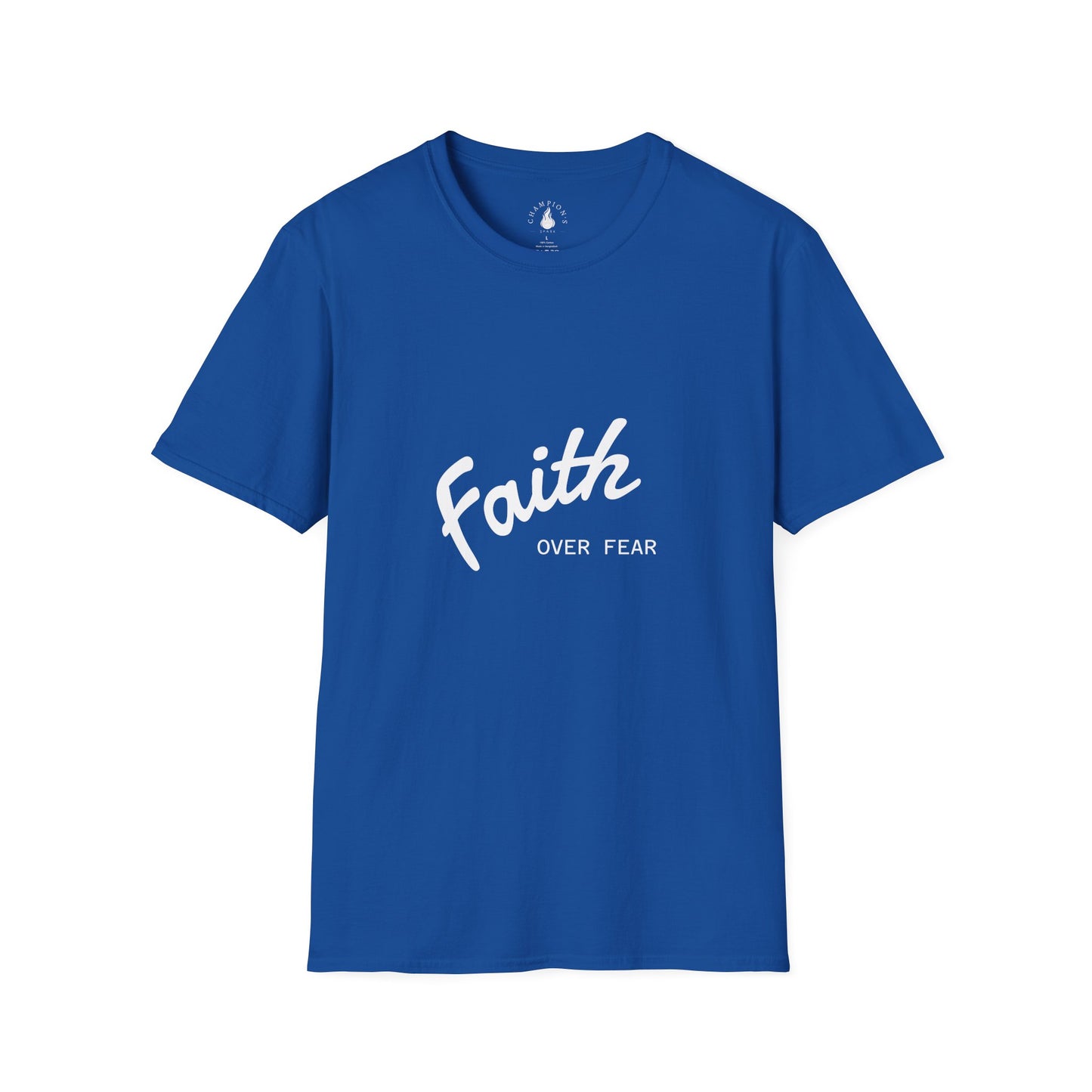 Faith Over Fear T-Shirt — Inspirational Christian Tee