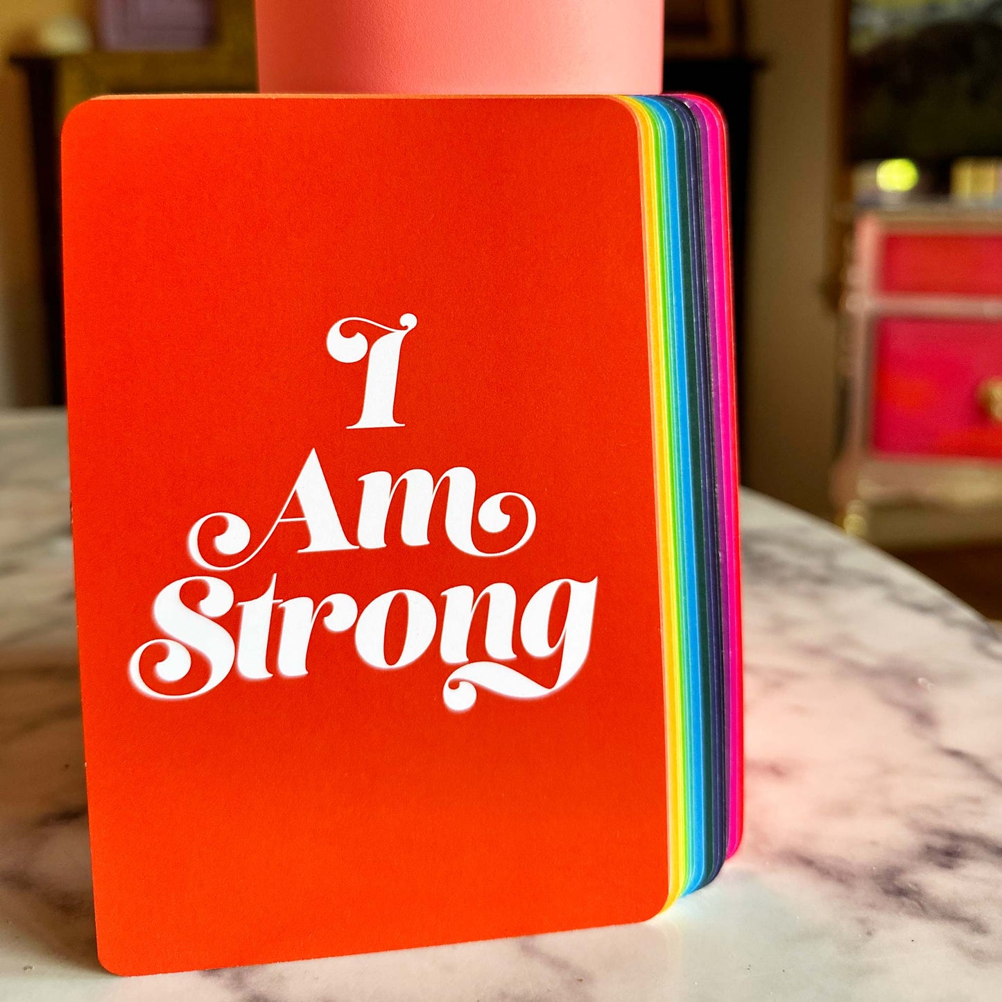 Colorful Affirmation Cards, Deck of 16