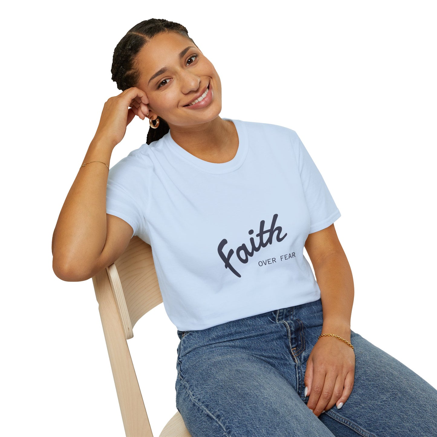 Faith Over Fear T-Shirt — Inspirational Christian Tee