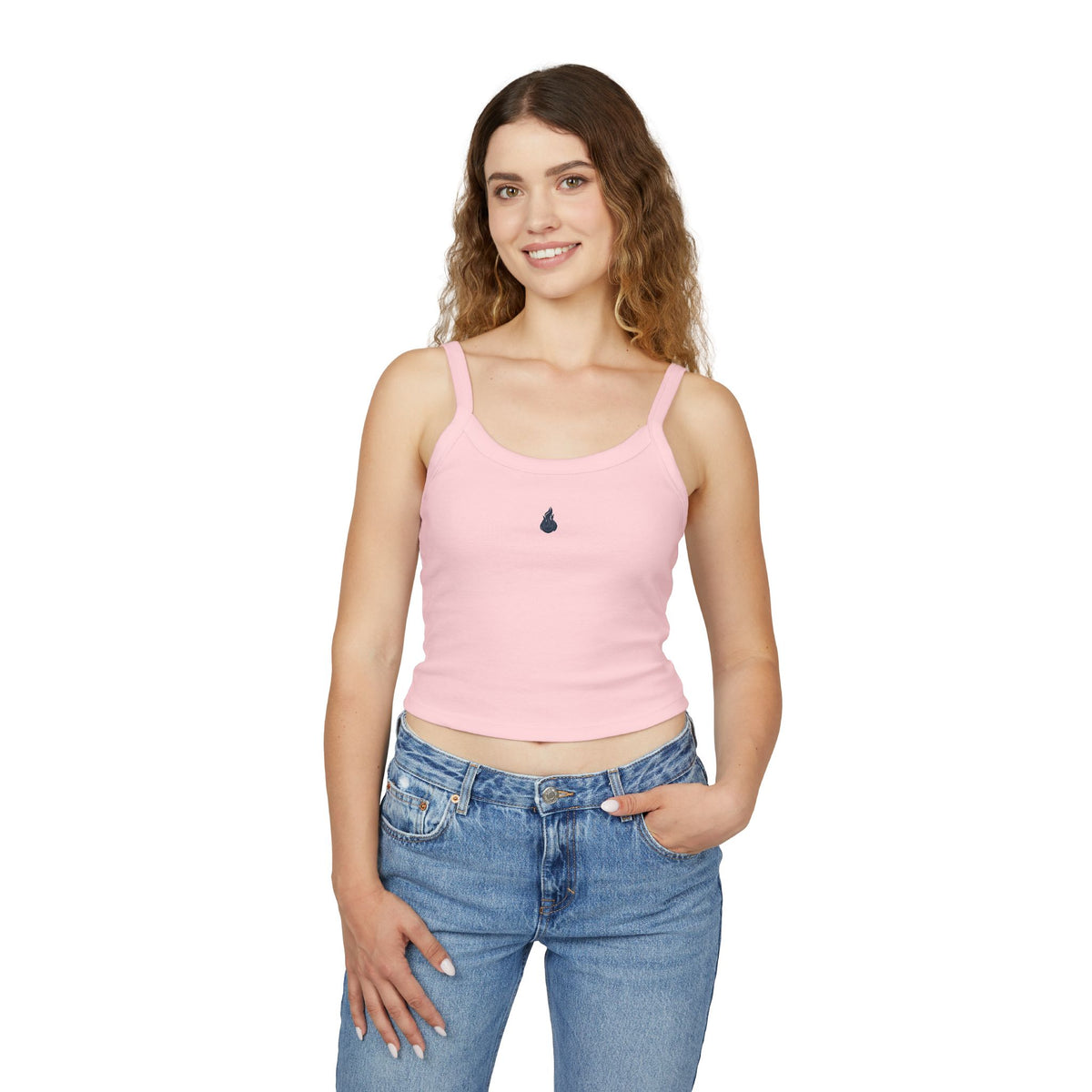 Women's Flame Logo Spaghetti Strap Tank Top