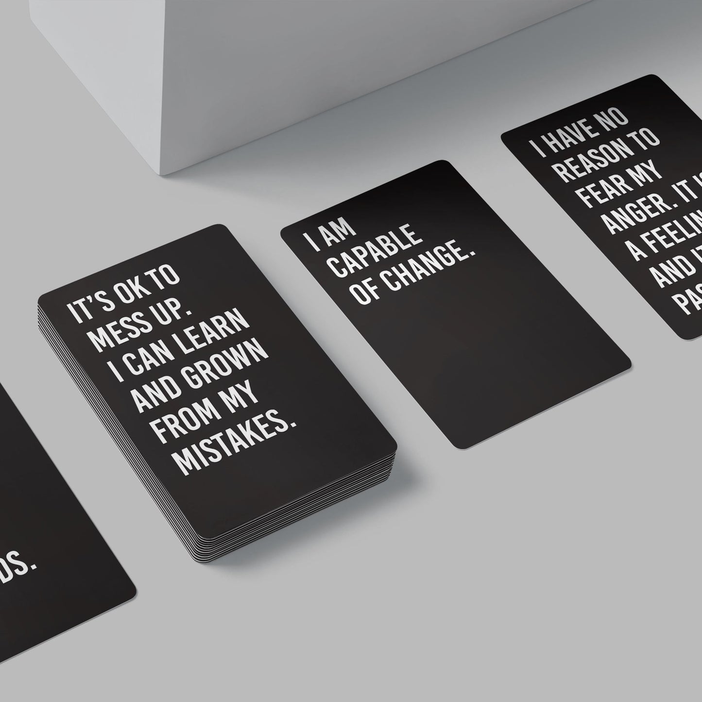 Empowering Affirmation Cards for Men, Deck of 16