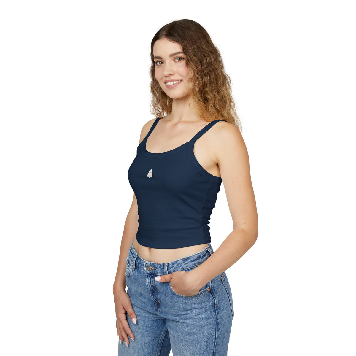 Women's Flame Logo Spaghetti Strap Tank Top