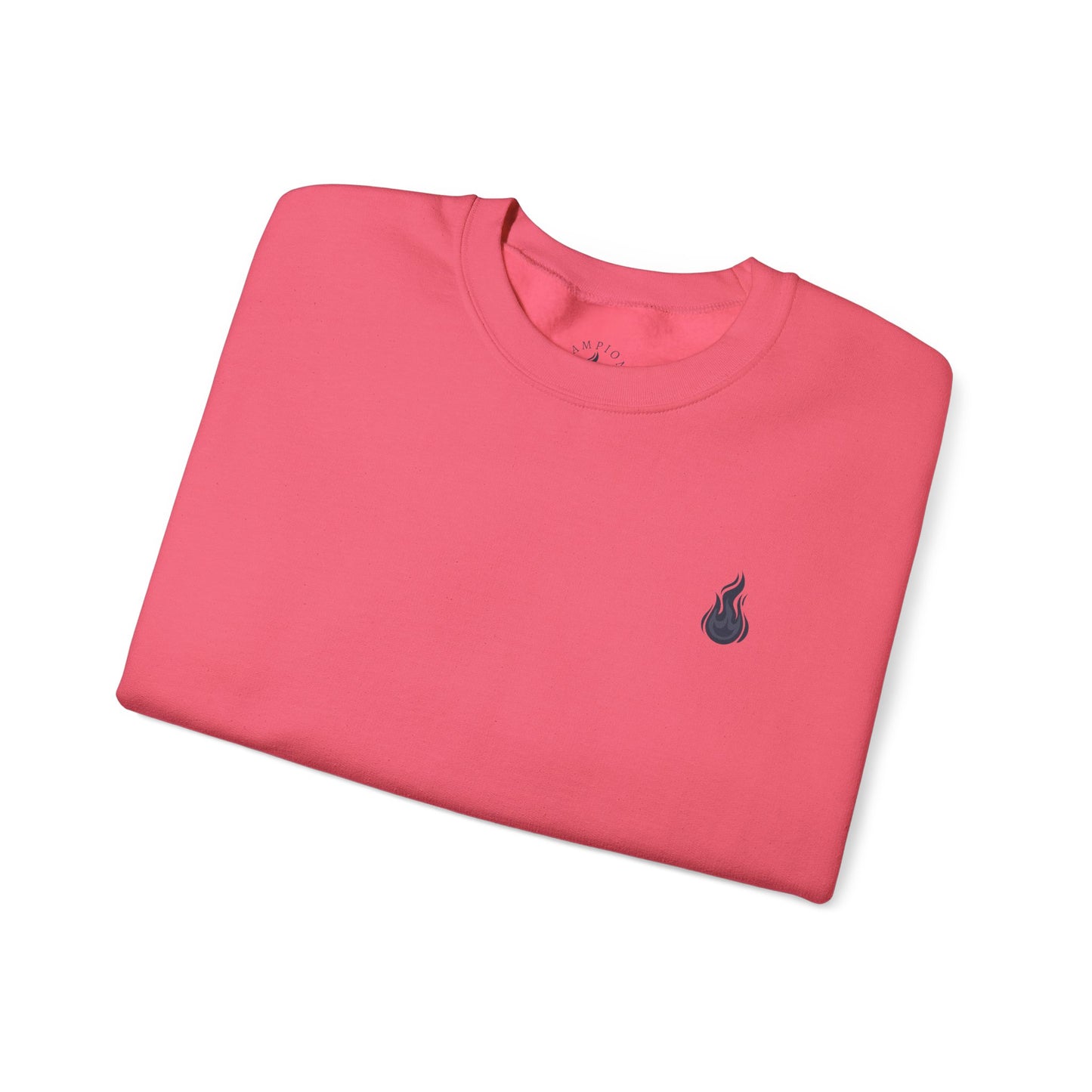 Champion's Spark Crewneck Sweatshirt | scripted back text, flame chest logo