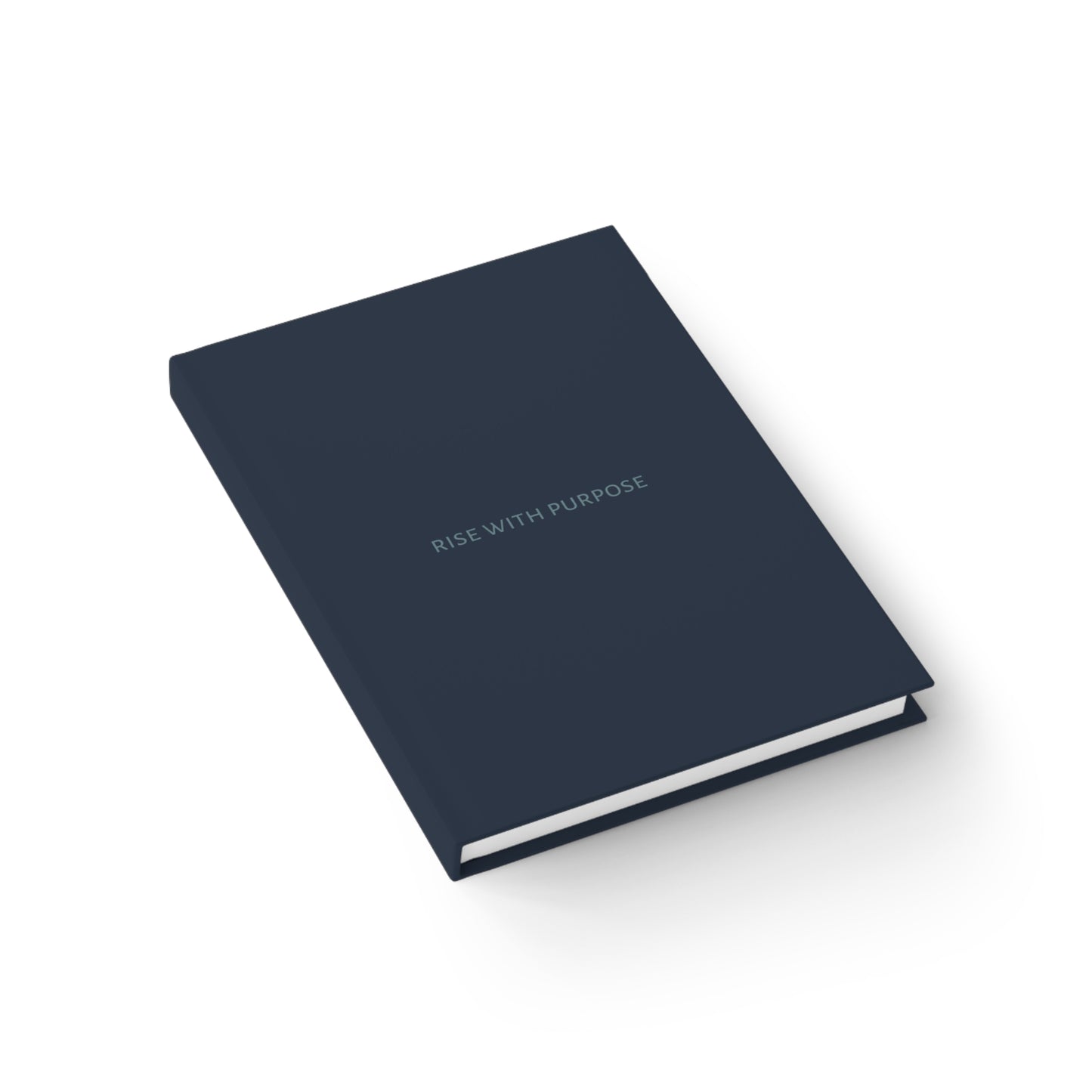 Navy Champion's Spark Journal, ruled line notebook | motivational writing journal