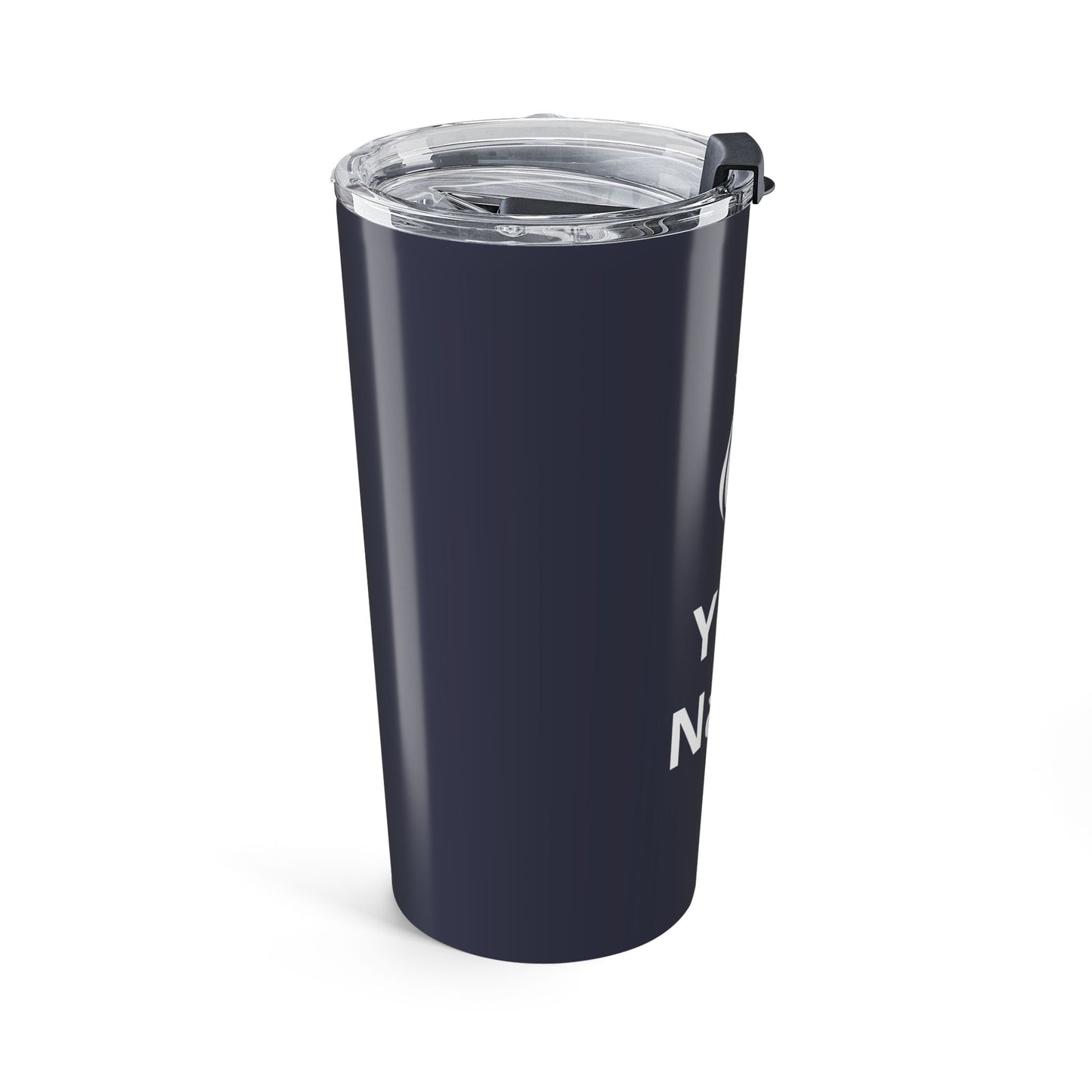 Custom Name 20oz Tumbler — Personalized Flame Logo Insulated Travel Cup