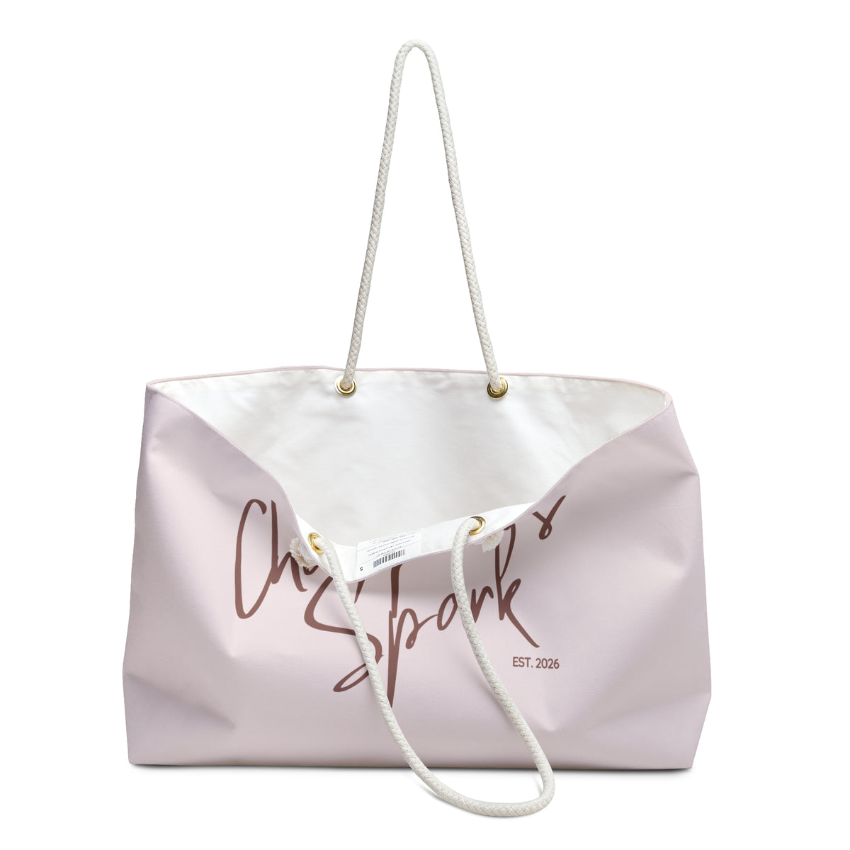 Champion's Spark Weekender Bag | Pink Script Logo