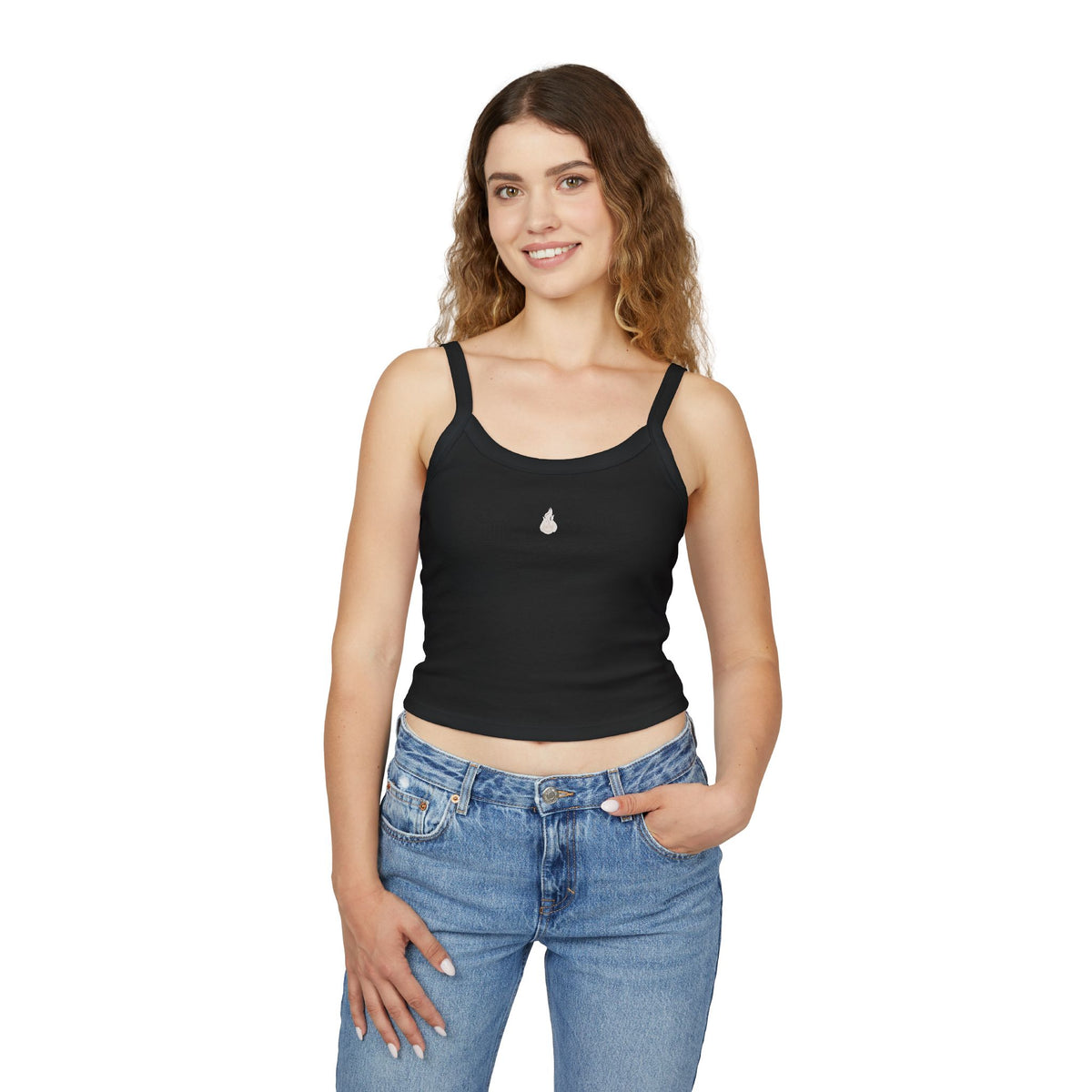 Women's Flame Logo Spaghetti Strap Tank Top