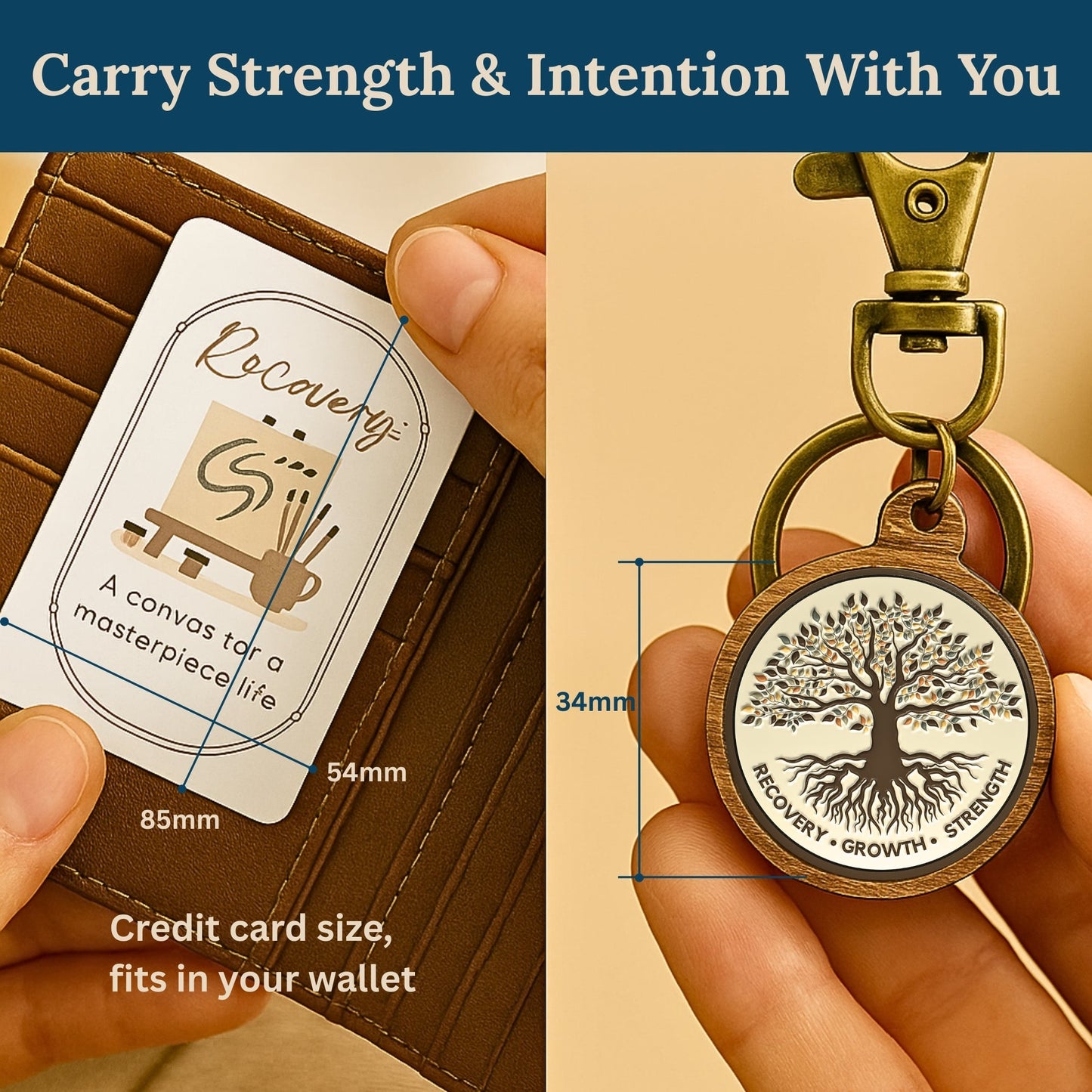 Recovery Affirmation Card Deck- Gift Set