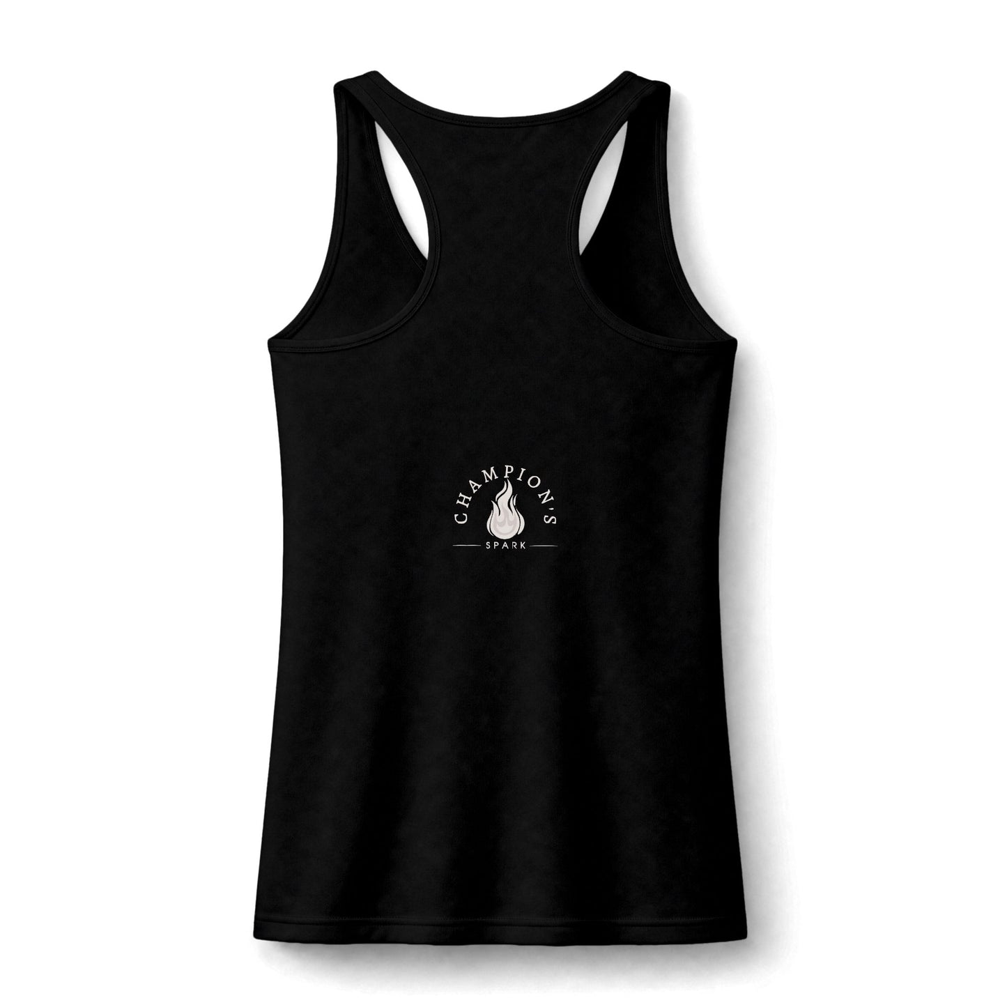 Champion Tank Top - "Fire in the Eyes Builds the Heart of a Champion" Women's Performance Racerback