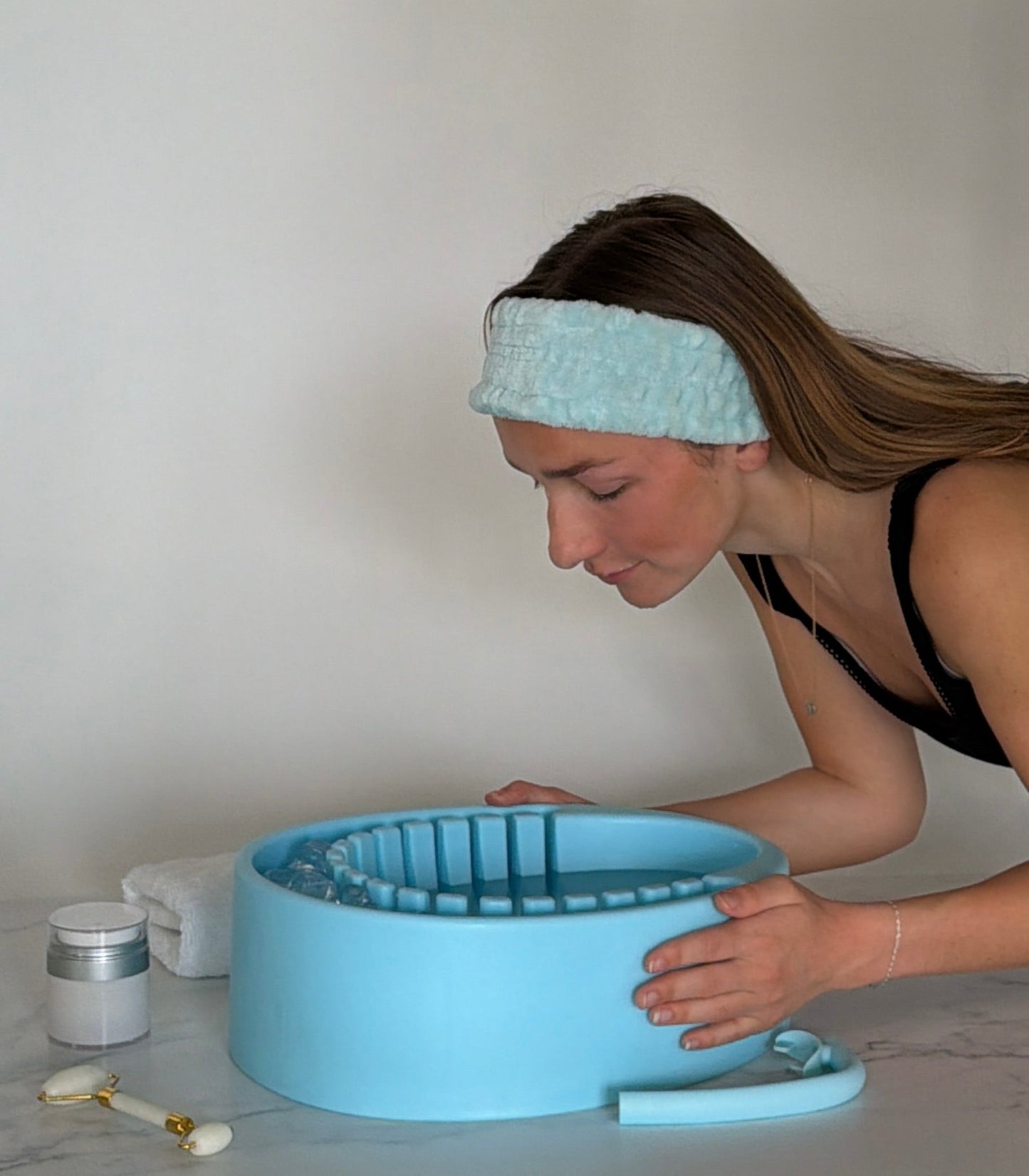 Arauris Pure - Facial Cold Plunge Bowl with Ice Chamber