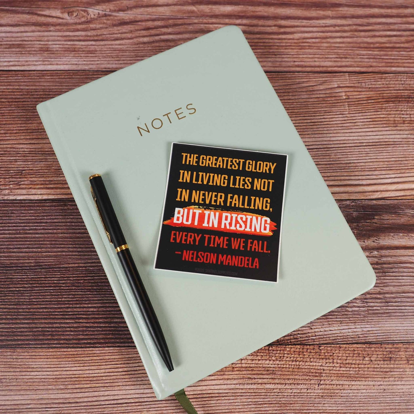 Nelson Mandela Quote Sticker