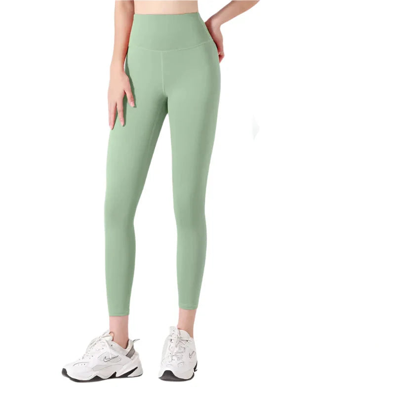 High Waisted Ribbed Yoga Pants