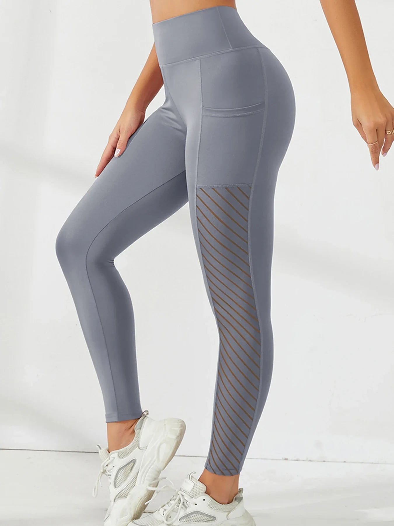 Women's Ankle Length Yoga Pants with Pockets