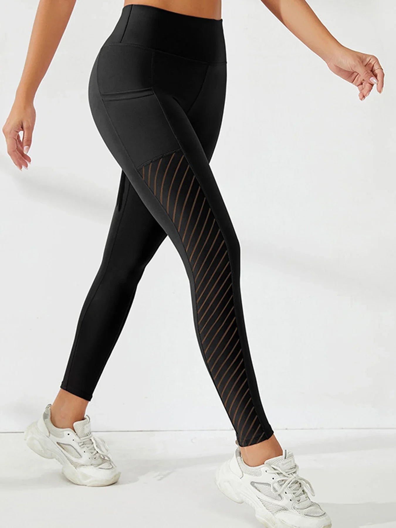 Women's Ankle Length Yoga Pants with Pockets