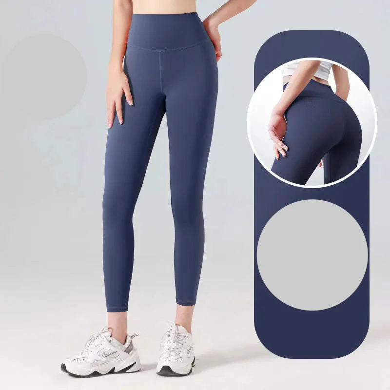 High Waisted Ribbed Yoga Pants