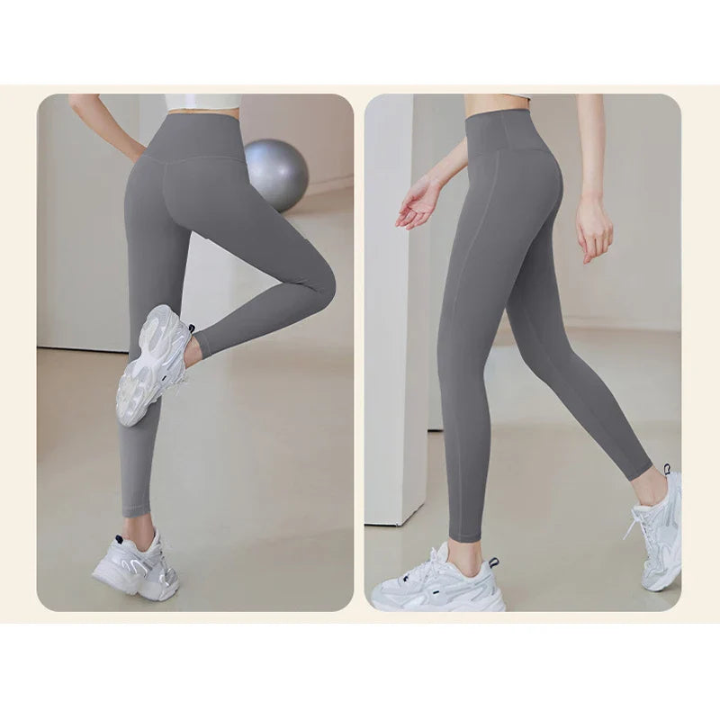 High Waisted Ribbed Yoga Pants