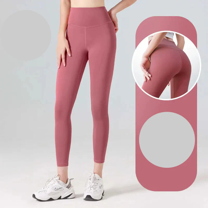 High Waisted Ribbed Yoga Pants