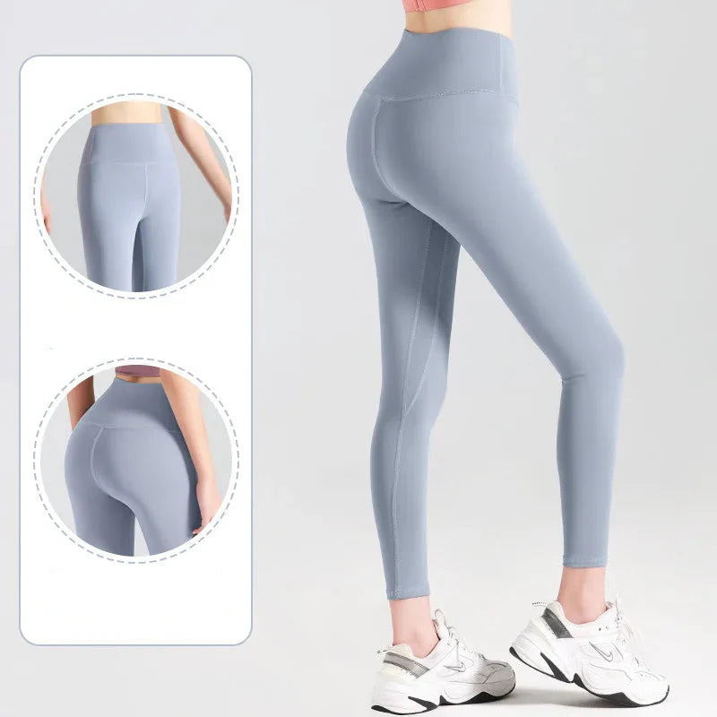 High Waisted Ribbed Yoga Pants