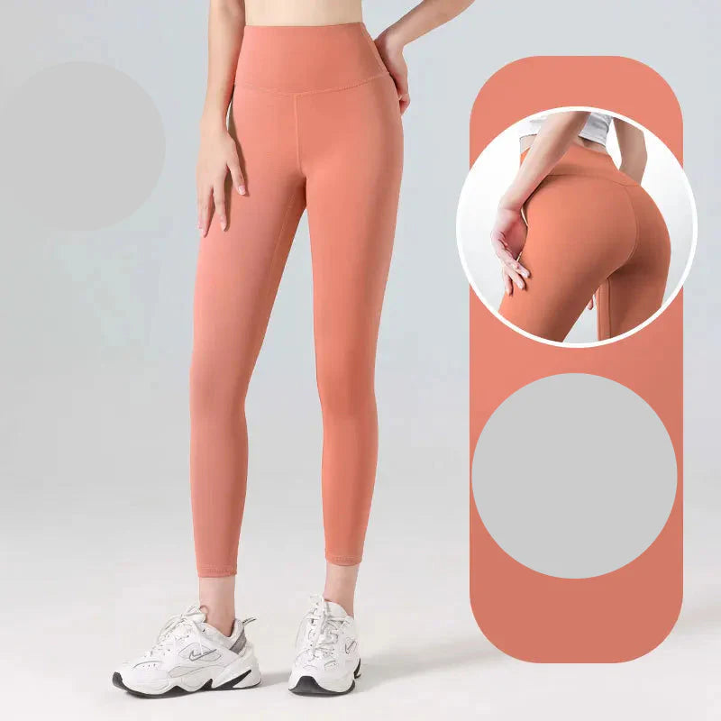 High Waisted Ribbed Yoga Pants